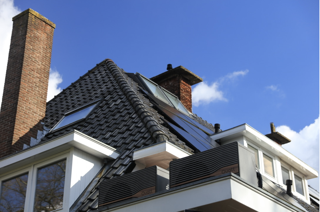 Our family home with its new heat pump