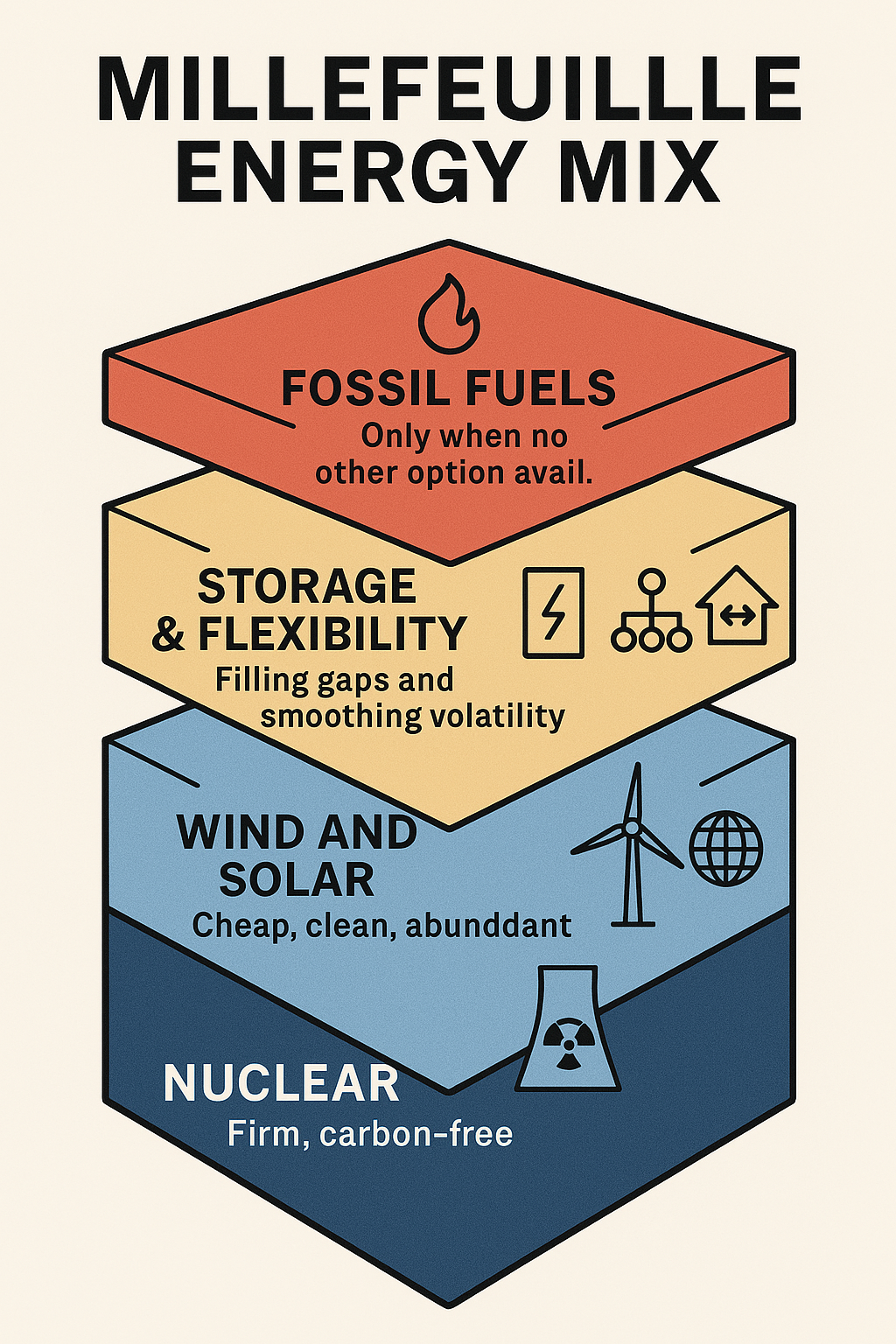 Energy Mix mille Millefeuille